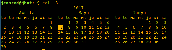calendar