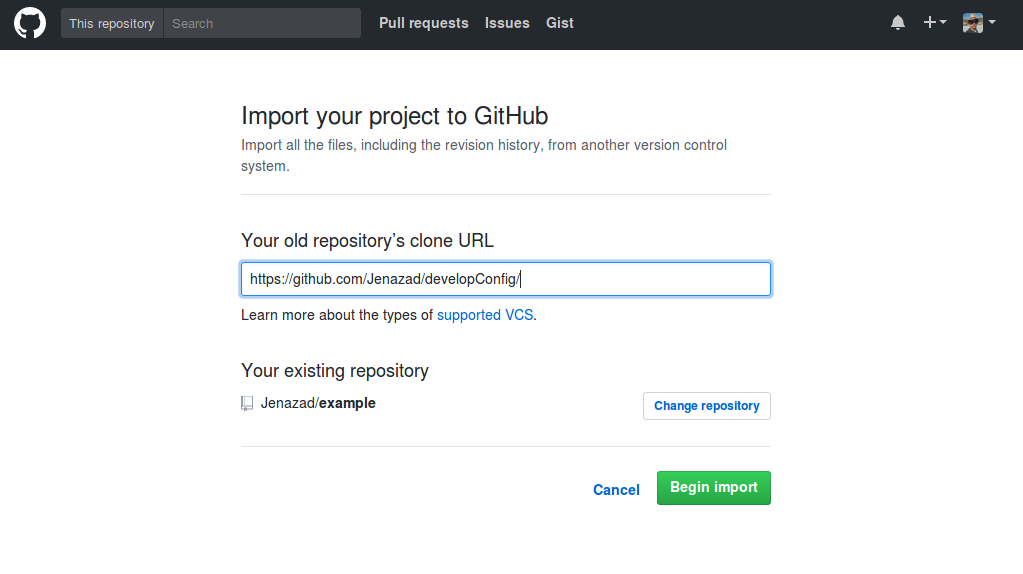 import-repo_github