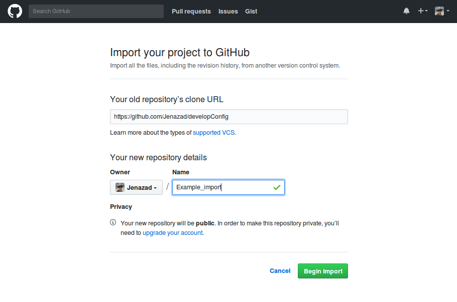 import-new-repo_github